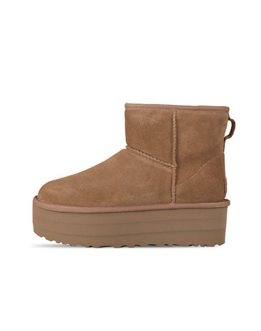 어그 UGG 클래식 미니 플랫폼 여성 겨울 방한 부츠 체스트넛 1134991-CHE