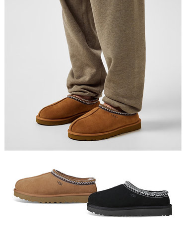 어그 UGG 타스만 2 남성 겨울 방한 모카신 털슬리퍼 2종택1