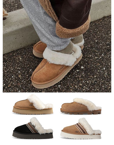 어그 UGG 디스케트 코케트 여성 겨울 방한 슬리퍼 모음 4종 택1