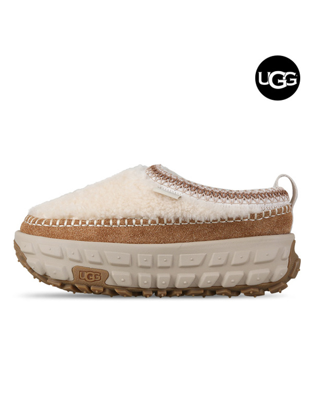 어그 어그 UGG 벤쳐 데이즈 코지 여성 겨울 방한 슬립온 슬립온 운동화 1163350-NAT 착용컷