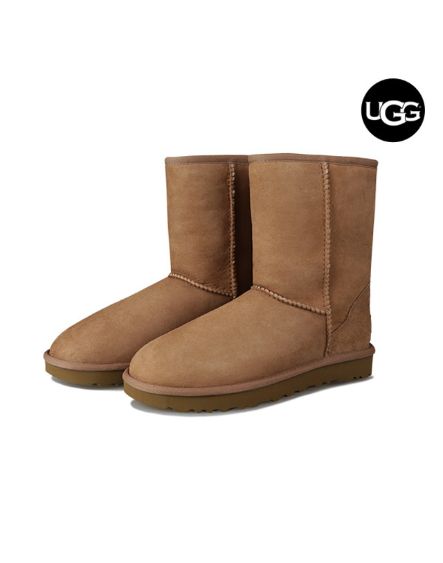어그 어그 UGG 클래식 쇼트2 여성 겨울 방한 숏 부츠 1016223-CHE 착용컷