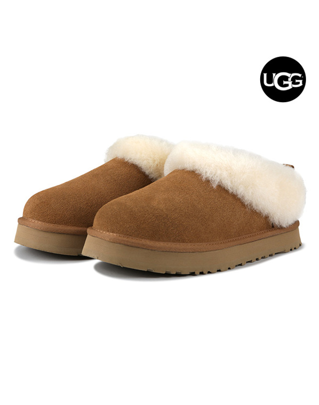 어그 어그 UGG K 타젤 여성 겨울 방한 모카신 털슬리퍼 1171198K-CHE 착용컷