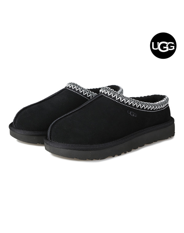 어그 어그 UGG 타스만 2 남성 겨울 방한 모카신 털슬리퍼 블랙 1174671-BLK 착용컷
