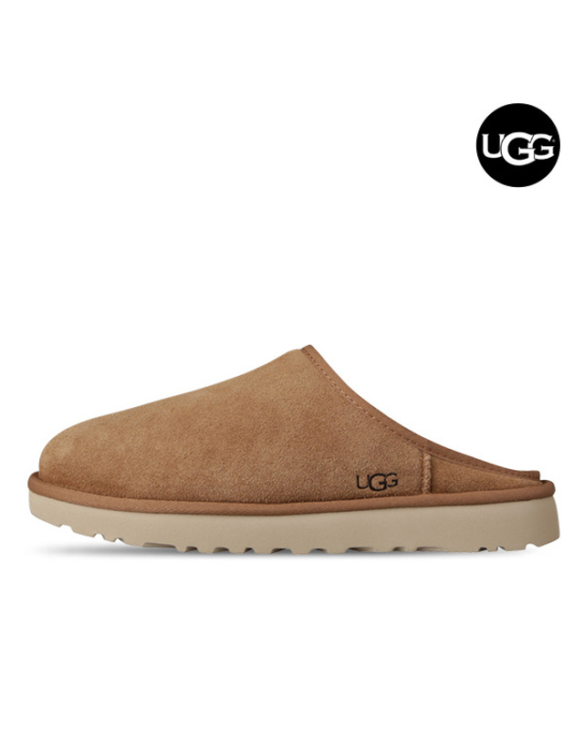 어그 [26FW] 어그 UGG 클래식 슬립온 남자 겨울 방한 털슬리퍼 1129290-CHE 착용컷
