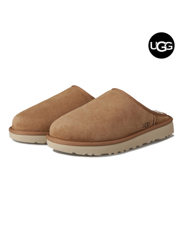 어그 [26FW] 어그 UGG 클래식 슬립온 남자 겨울 방한 털슬리퍼 1129290-CHE 착용컷