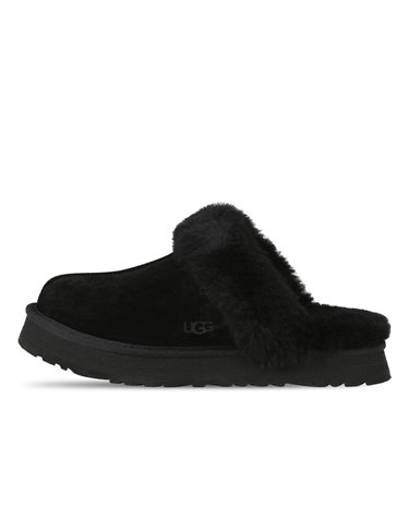 [26FW] 어그 UGG K 디스케트 여성 방한 털슬리퍼 블랙 1171199K-BLK