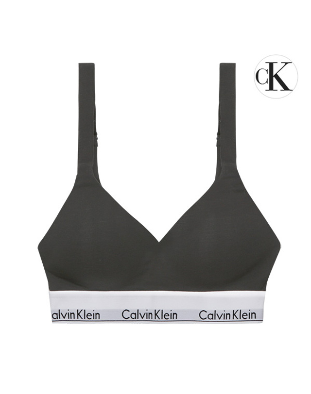 캘빈클라인 언더웨어 캘빈클라인 CK 언더웨어 리프트 브라렛 여성 스포츠 브라탑 QF7900E-UB1 착용컷