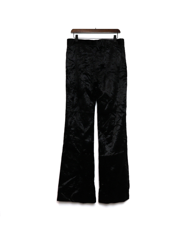 3.1 필립 림 [중고명품] [중고명품] 3.1 PHILLIP LIM(필립림) 블랙 유광 비스코스 혼방 여성 팬츠 바지aa66061 착용컷