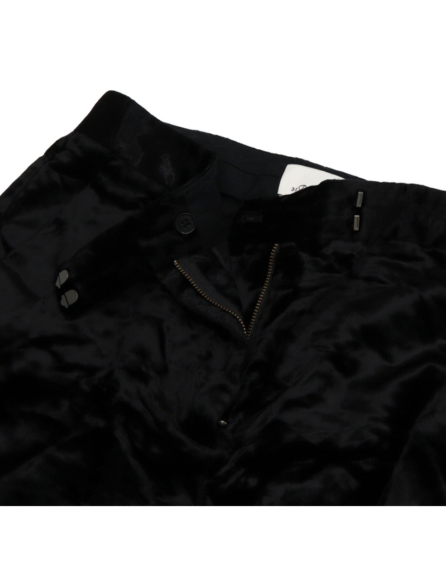 3.1 필립 림 [중고명품] [중고명품] 3.1 PHILLIP LIM(필립림) 블랙 유광 비스코스 혼방 여성 팬츠 바지aa66061 착용컷