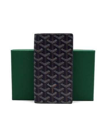 [중고명품] GOYARD(고야드) ST LAMBERT 램버트 스페셜 네이비 남여공용 장지갑aa66077