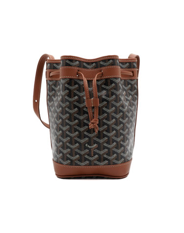 고야드 [중고명품] GOYARD(고야드) PETIT FLOT 쁘띠 플로 PM 블랙 탄 버킷 숄더백 겸 크로스백