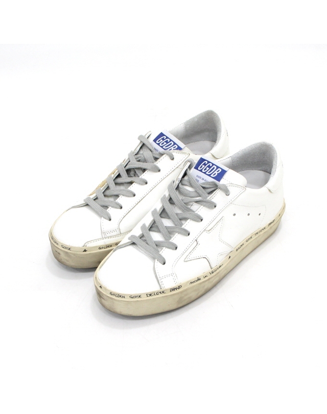 골든구스 [중고명품] [중고명품] Golden goose(골든구스) G33WS945 하이스타 여성 스니커즈aa64874 착용컷