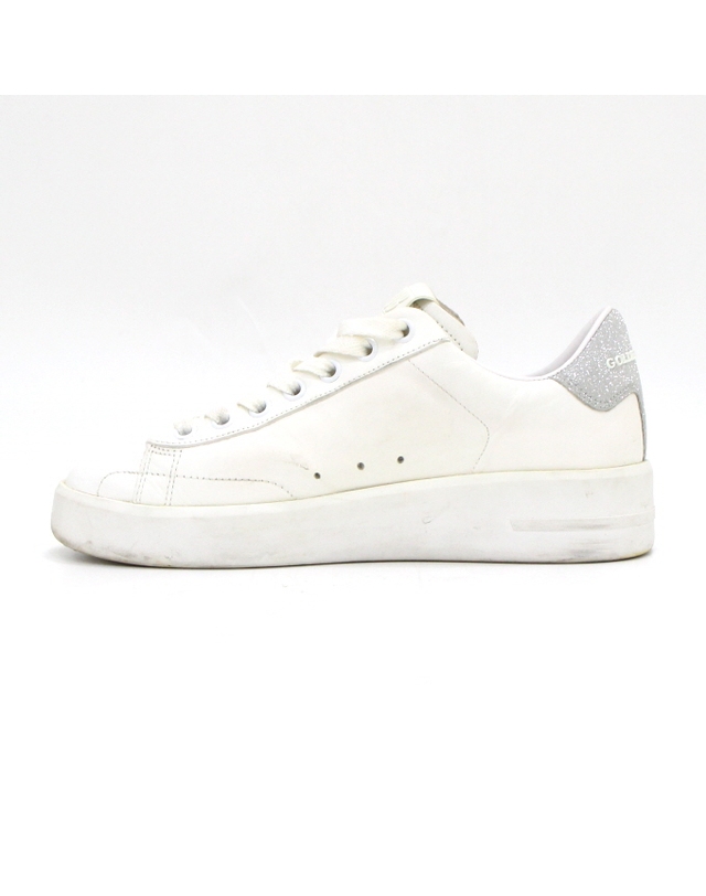 골든구스 [중고명품] [중고명품] Golden goose(골든구스) 퓨어스타 화이트 글리터 여성 스니커즈aa66700 착용컷