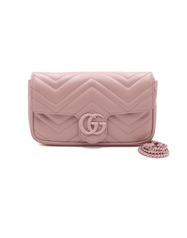 [중고명품] Gucci(구찌) 751526 GG 마몽 라이트 핑크 미니 숄더백 겸 크로스백aa64152