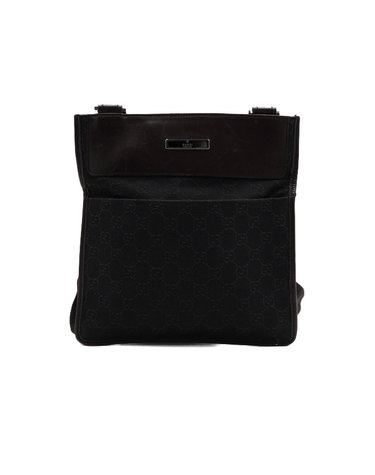 [중고명품] Gucci(구찌) 27639 다크브라운 GG로고 캔버스 크로스백aa65223