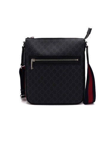 [중고명품] Gucci(구찌) 792081 GG 블랙 수프림 캔버스 남성 메신저백 크로스백aa66088