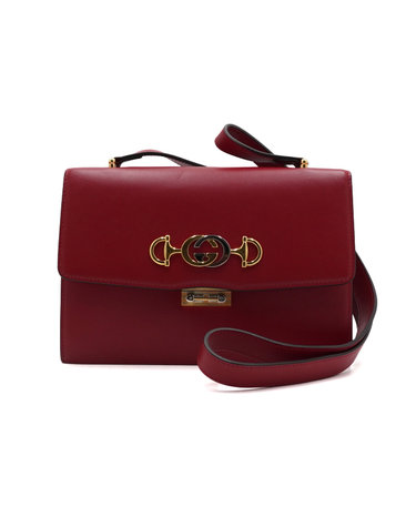 [중고명품] Gucci(구찌) 576388 레드 카프스킨 주미 스몰 숄더백 겸 크로스백aa66719