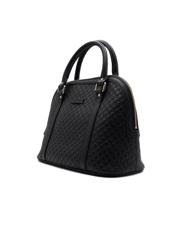 구찌 [중고명품] [중고명품] Gucci(구찌) 449663 블랙 시마 돔 미듐 토트백 겸 숄더백aa64989 착용컷