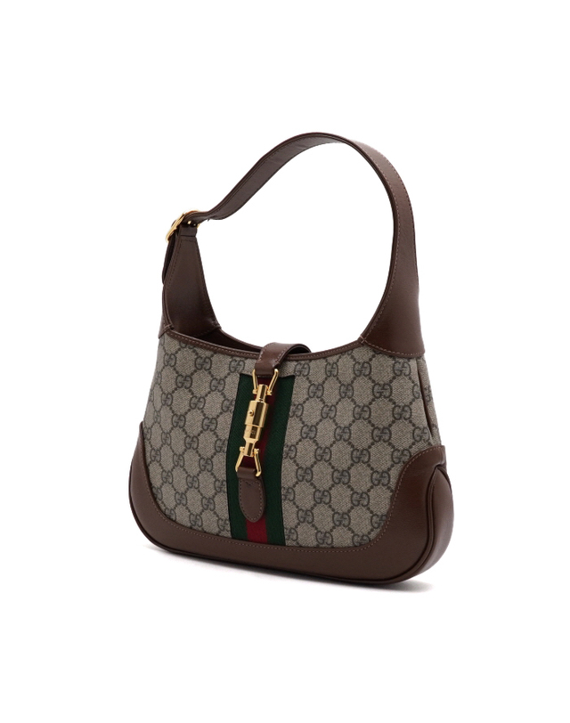구찌 [중고명품] [중고명품] Gucci(구찌) 636706 GG 캔버스 재키 호보 숄더백 겸 크로스백aa66087 착용컷