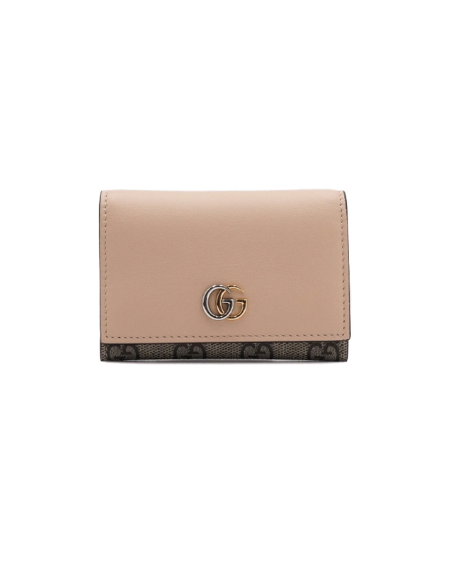 구찌 [중고명품] [중고명품] Gucci(구찌) 790067 GG 수프림 마몽 플랩 카드케이스 카드지갑aa66123 착용컷