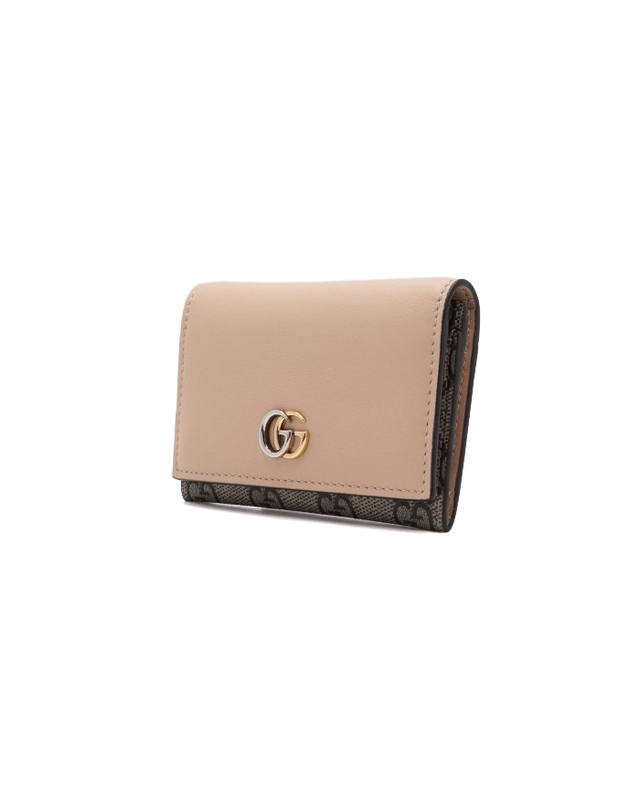 구찌 [중고명품] [중고명품] Gucci(구찌) 790067 GG 수프림 마몽 플랩 카드케이스 카드지갑aa66123 착용컷