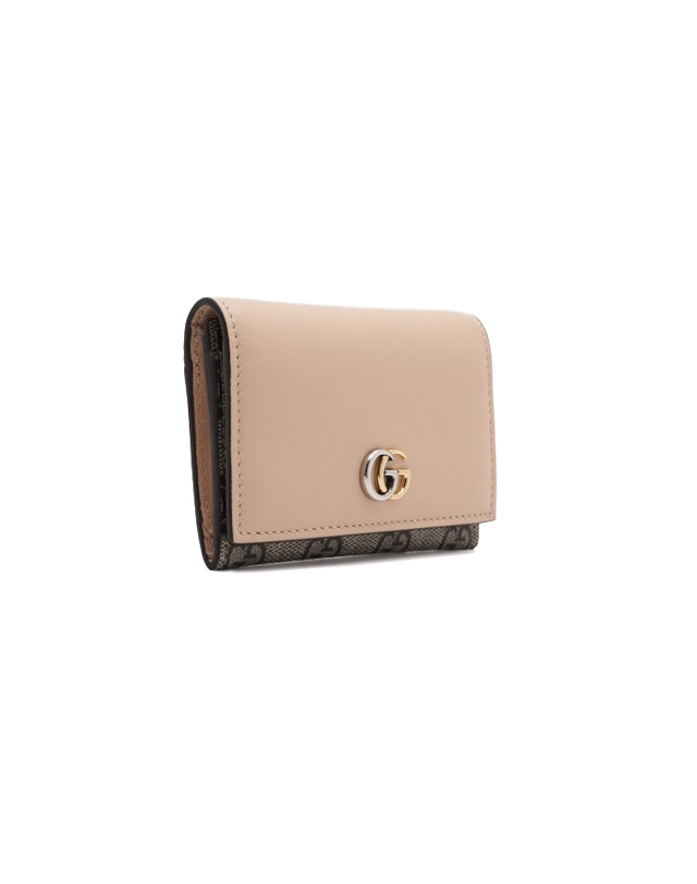 구찌 [중고명품] [중고명품] Gucci(구찌) 790067 GG 수프림 마몽 플랩 카드케이스 카드지갑aa66123 착용컷