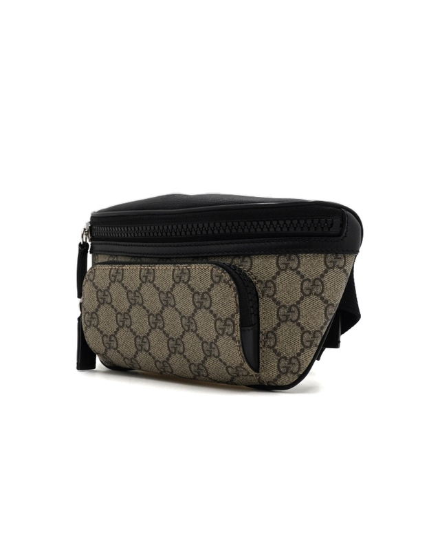 구찌 [중고명품] [중고명품] Gucci(구찌) 450946 GG 수프림 캔버스 레더 남여공용 벨트백 크로스백aa66749 착용컷