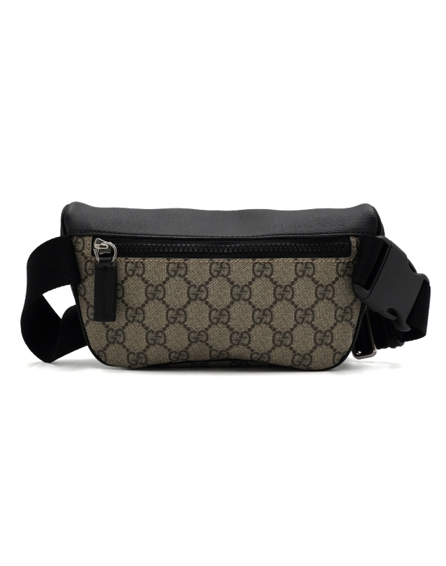 구찌 [중고명품] [중고명품] Gucci(구찌) 450946 GG 수프림 캔버스 레더 남여공용 벨트백 크로스백aa66749 착용컷