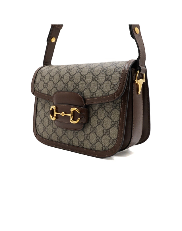 구찌 [중고명품] [중고명품] Gucci(구찌) 602204 GG수프림 캔버스 1955 홀스빗 숄더백aa68365 착용컷