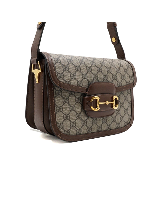 구찌 [중고명품] [중고명품] Gucci(구찌) 602204 GG수프림 캔버스 1955 홀스빗 숄더백aa68365 착용컷