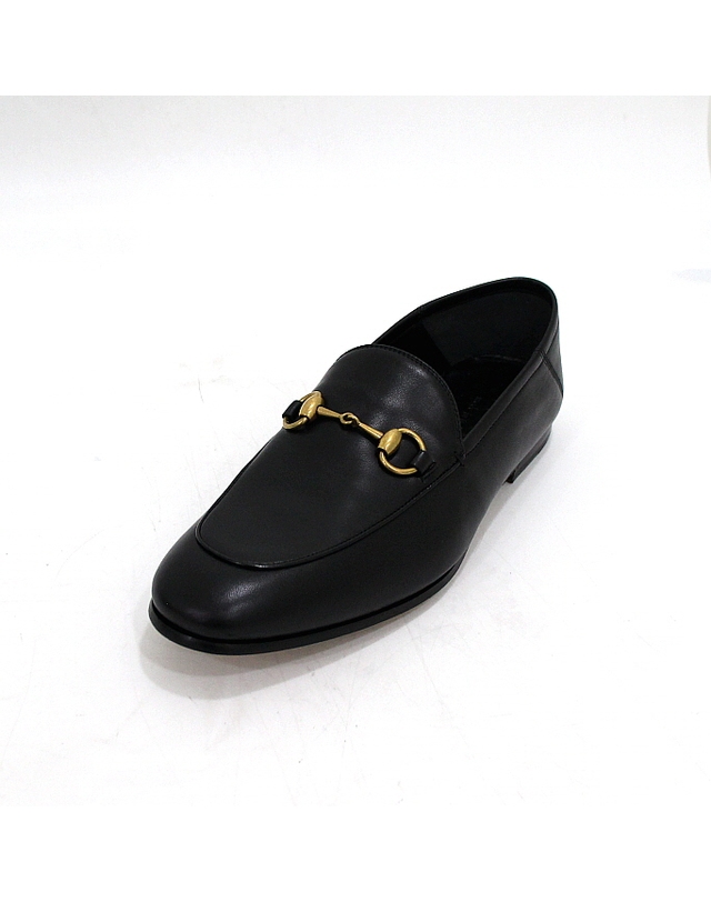 구찌 [중고명품] [중고명품] Gucci(구찌) 407314 블랙 레더 홀스빗 남성 로퍼 구두aa68607 착용컷