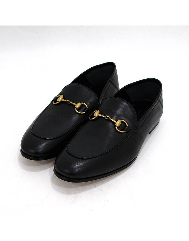 구찌 [중고명품] [중고명품] Gucci(구찌) 407314 블랙 레더 홀스빗 남성 로퍼 구두aa68607 착용컷