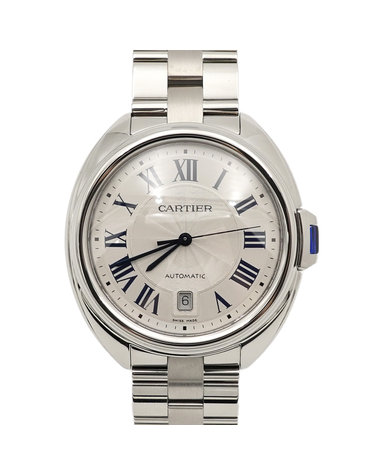 [중고명품] 까르띠에 WSCL0007 클레(끌레) 드 까르띠에 40mm 오토매틱 스틸 남성 시계aa65269