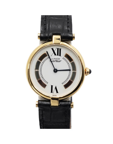 [중고명품] Cartier(까르띠에) W1006454 머스트 방돔 루이 쿼츠 30MM 여성 시계aa65128