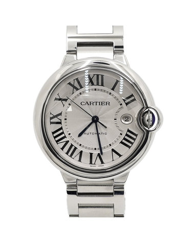 [중고명품] Cartier(까르띠에) W69012Z4 발롱블루 42mm 라지 오토매틱 스틸 남성 시계aa68163