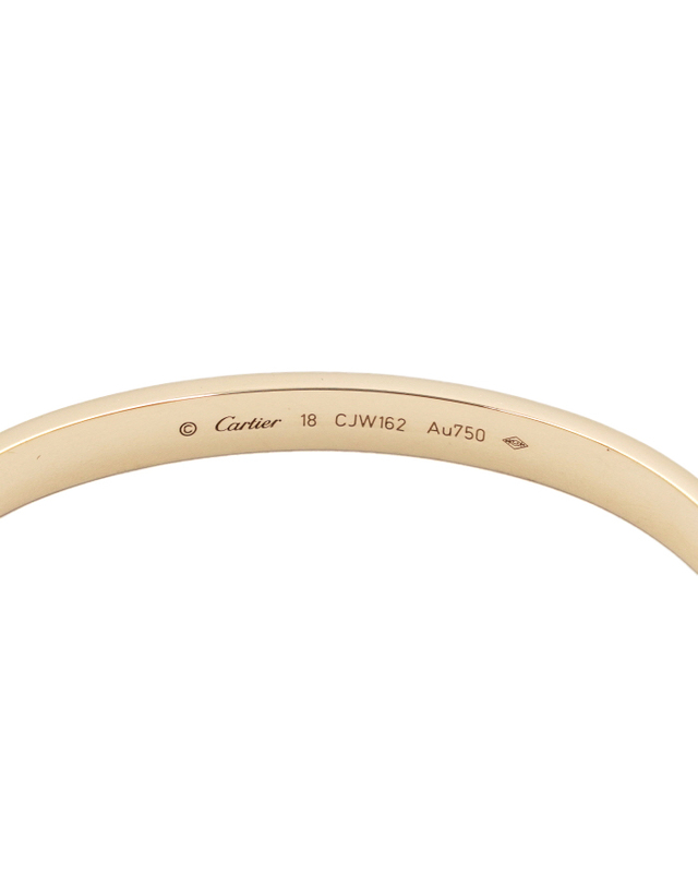 까르띠에 [중고명품] [중고명품] Cartier(까르띠에) B60355(B60675) 18K옐로우골드 LOVE 러브 브레이슬릿 팔찌aa67358 착용컷