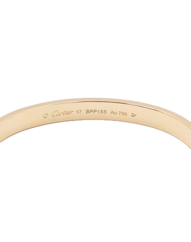 까르띠에 [중고명품] [중고명품] Cartier(까르띠에) B60355(B60675) 18K옐로우골드 LOVE 러브 브레이슬릿 팔찌-17호aa67152 착용컷