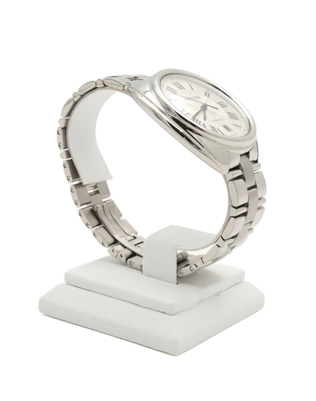 까르띠에 [중고명품] [중고명품] 까르띠에 WSCL0007 클레(끌레) 드 까르띠에 40mm 오토매틱 스틸 남성 시계aa65269 착용컷