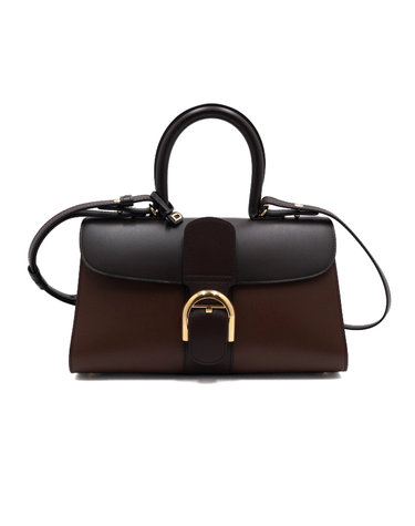 [중고명품] DELVAUX(델보) AA0417AAM0AKTDO 브리앙PM EW 이스트웨스트 카프스킨 카마이와 여성 토트백 겸 숄더백aa65015
