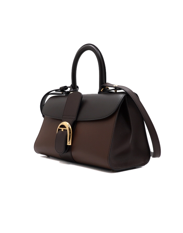 델보 [중고명품] [중고명품] DELVAUX(델보) AA0417AAM0AKTDO 브리앙PM EW 이스트웨스트 카프스킨 카마이와 여성 토트백 겸 숄더백aa65015 착용컷