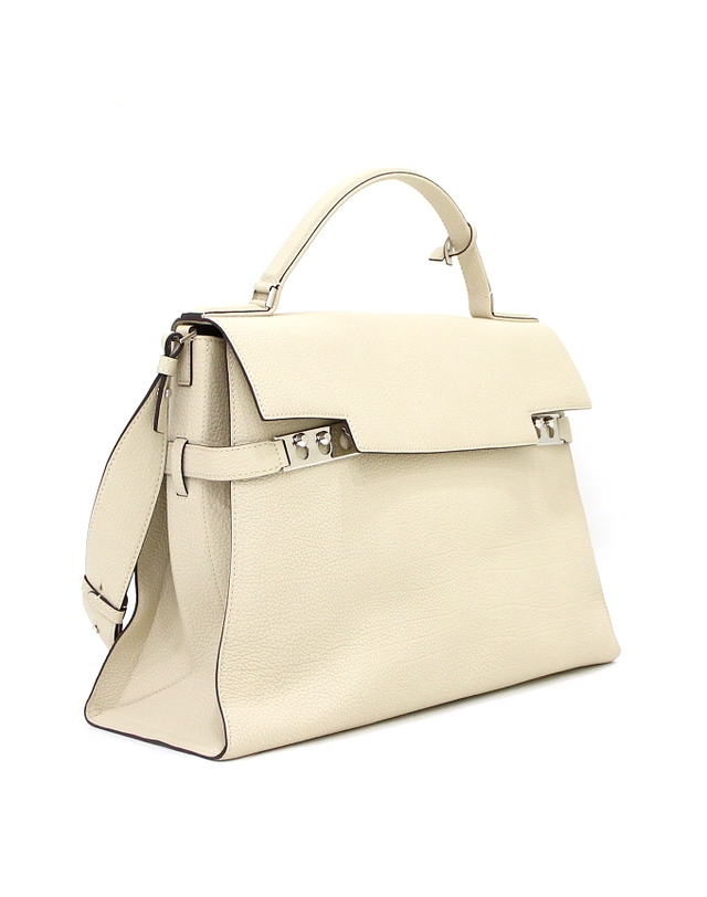 델보 [중고명품] [중고명품] DELVAUX(델보) AA0632BNV022LPA Tourterelle Ivory 톰페트XL 토트백 겸 숄더백aa68104 착용컷