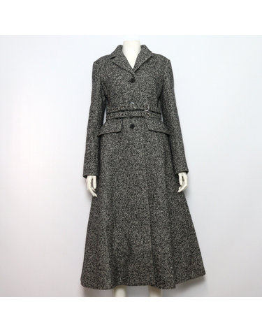 [중고명품] Dior(디올) 241M01A1125 헤링본 벨트 여성 롱코트aa60194