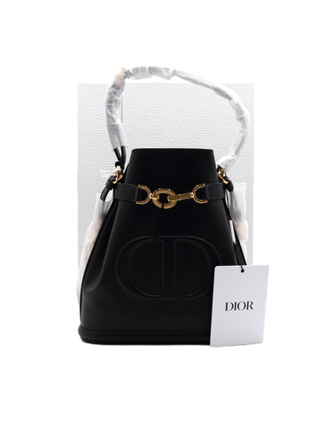 [중고명품] Dior(디올) M2271UBHA 블랙 쎄디올 미듐 버킷 여성 토트백 겸 숄더백 크로스백aa64157