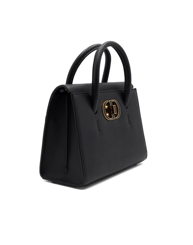 디올 [중고명품] [중고명품] Dior(디올) M9321UMBA 블랙 그레인 카프스킨 30 몽테인 St Honore 생토노레 카바 미디움 토트백 겸 숄더백aa60858 착용컷
