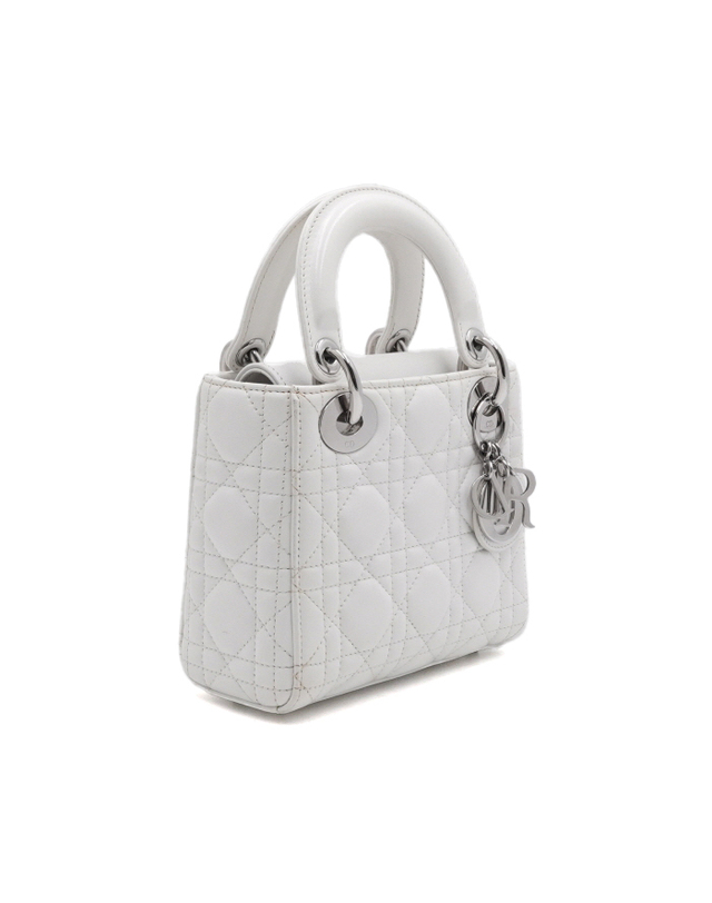 디올 [중고명품] [중고명품] Dior(디올) M0505ONGE 라떼 LADY DIOR 레이디디올 미니 토트백 겸 은장체인 숄더백 크로스백aa66436 착용컷