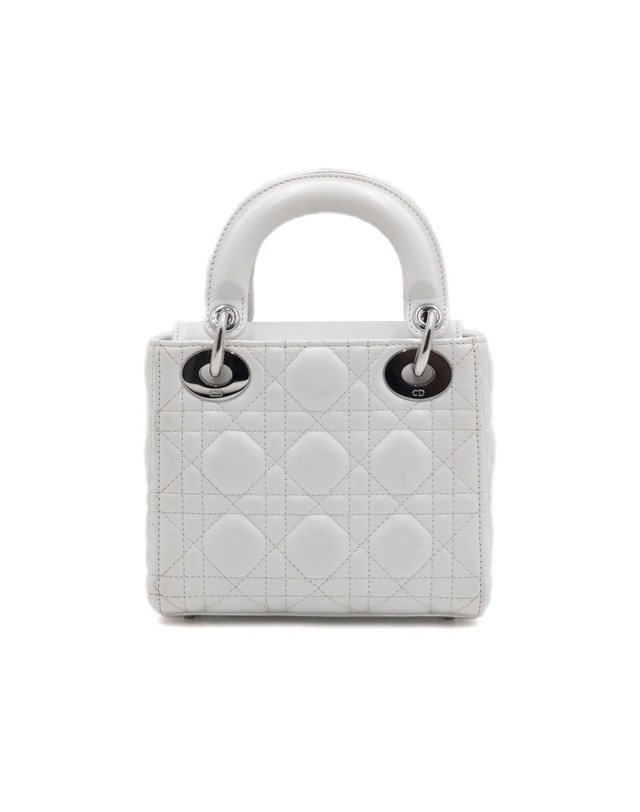 디올 [중고명품] [중고명품] Dior(디올) M0505ONGE 라떼 LADY DIOR 레이디디올 미니 토트백 겸 은장체인 숄더백 크로스백aa66436 착용컷