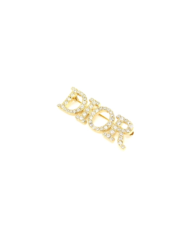 디올 [중고명품] [중고명품] Dior(디올) V0454DVOCY 금장 크리스탈 D301 레볼루션 피니쉬 메탈 화이트 여성 브롯지(브로치)aa66694 착용컷