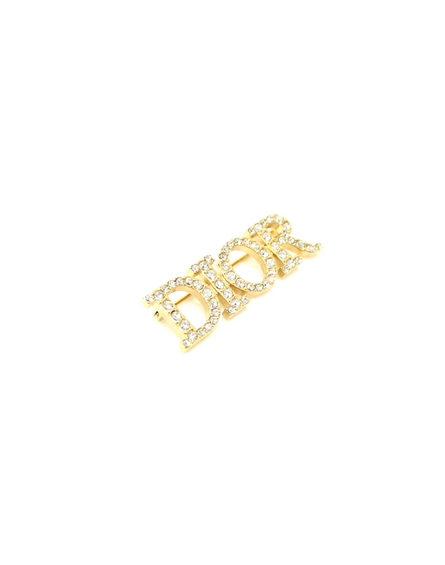 디올 [중고명품] [중고명품] Dior(디올) V0454DVOCY 금장 크리스탈 D301 레볼루션 피니쉬 메탈 화이트 여성 브롯지(브로치)aa66694 착용컷