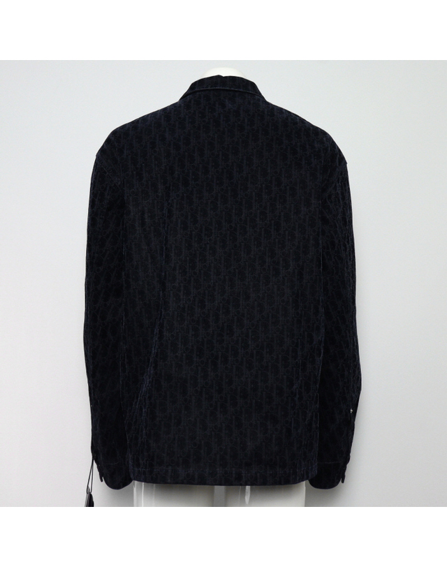 디올 [중고명품] [중고명품] Dior(디올) 033D490M321X 블루 코튼 혼방 오블리크 블렌트 트윌 남성 오버셔츠aa67403 착용컷