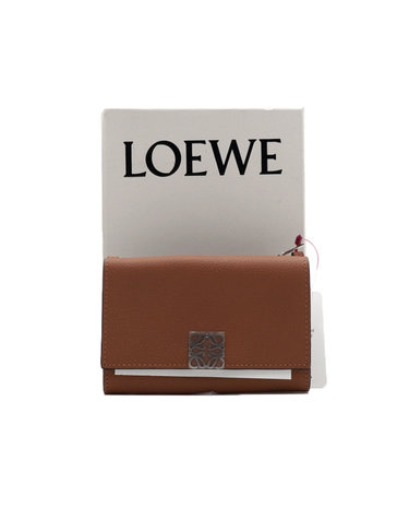 [중고명품] Loewe(로에베) C821374X05 브라운 아나그램 WOC 반지갑 겸 체인 크로스백aa65622
